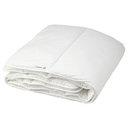Полутороспальное одеяло IKEA STJARNBRACKA (СТЭРНБРЭККА), Стеганое, Зимнее, Белый, 150х200 см