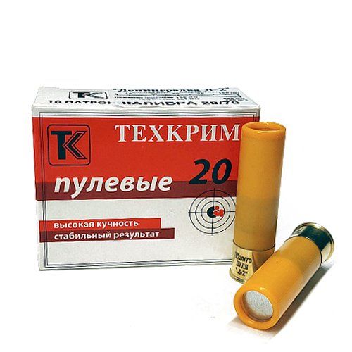 Патрон Техкрим 20/70 пулевой Ленинградка Л-2 (10/300)