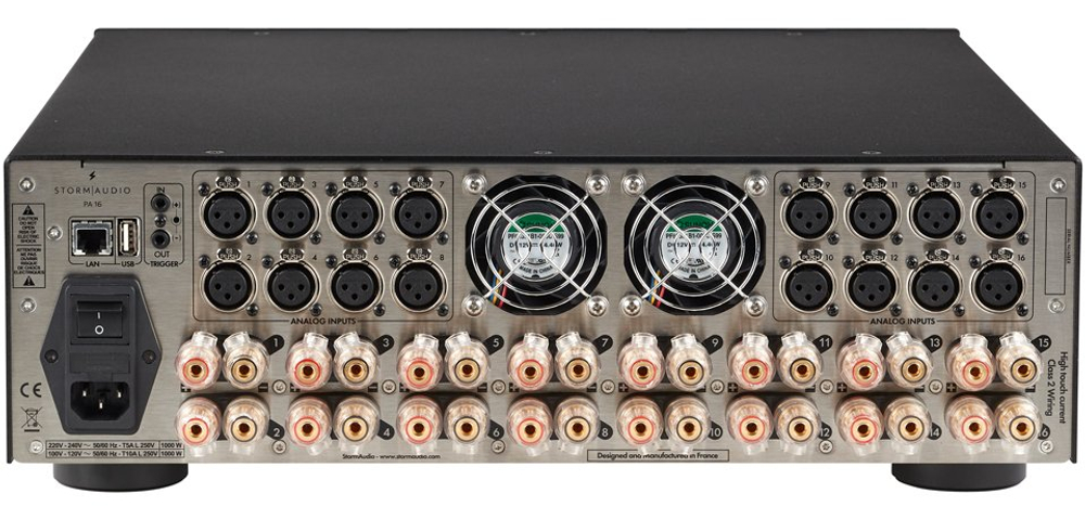 Storm Audio PA 16 ELITE (Rack) — 16-канальный усилитель мощности класса D