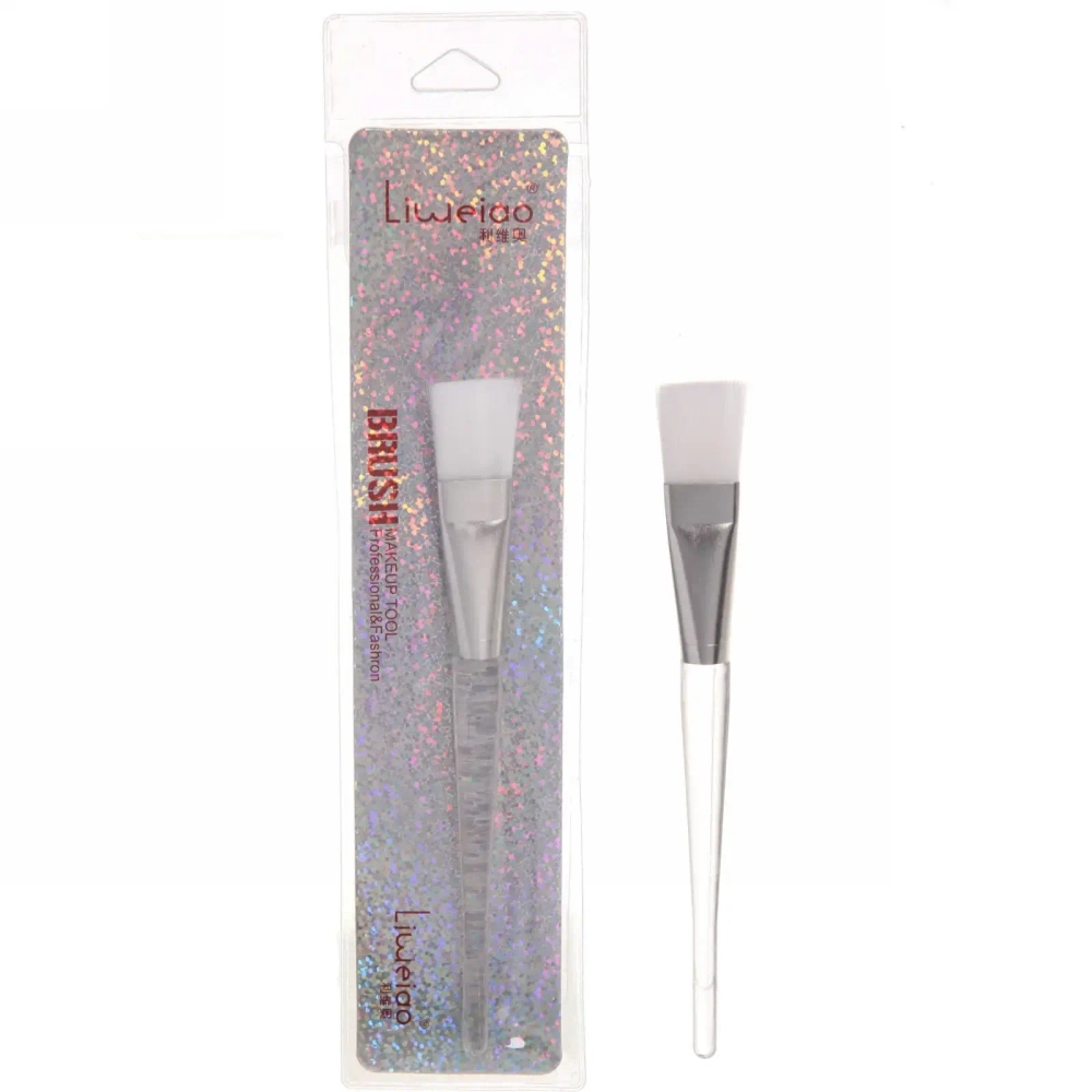 Кисть для нанесения маски «Beauty - Set», цвет прозрачный, 16см