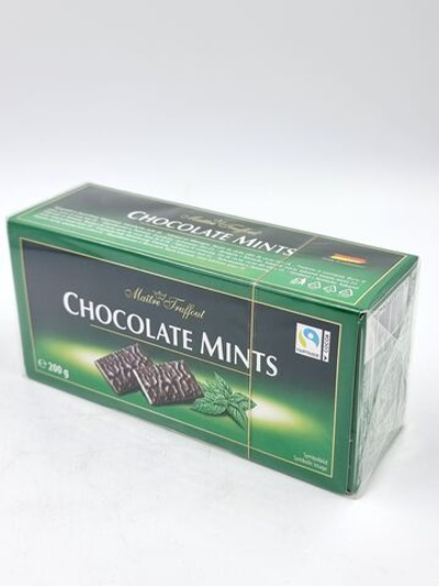 Темный шоколад с мятной начинкой Maitre Truffout 200 г (Австрия)