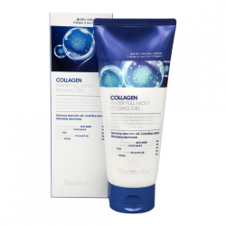 Увлажняющий пилинг-гель для лица с коллагеном (Collagen water full moist peeling gel) Farm Stay | Фарм Стэй 180мл