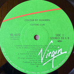 Виниловая пластинка Culture Club - Colour By Numbers LP
