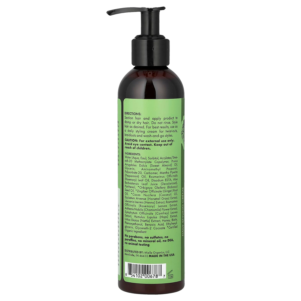 Mielle, Daily Styling Creme, розмарин и мята, 240 мл (8 жидк. унц.)