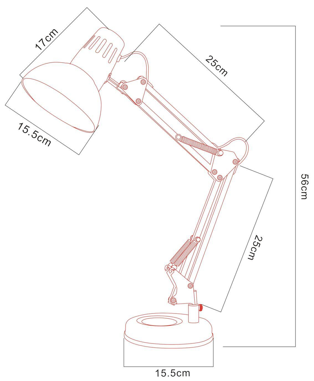 Настольная лампа Arte Lamp Luxo A2016LT-1BK