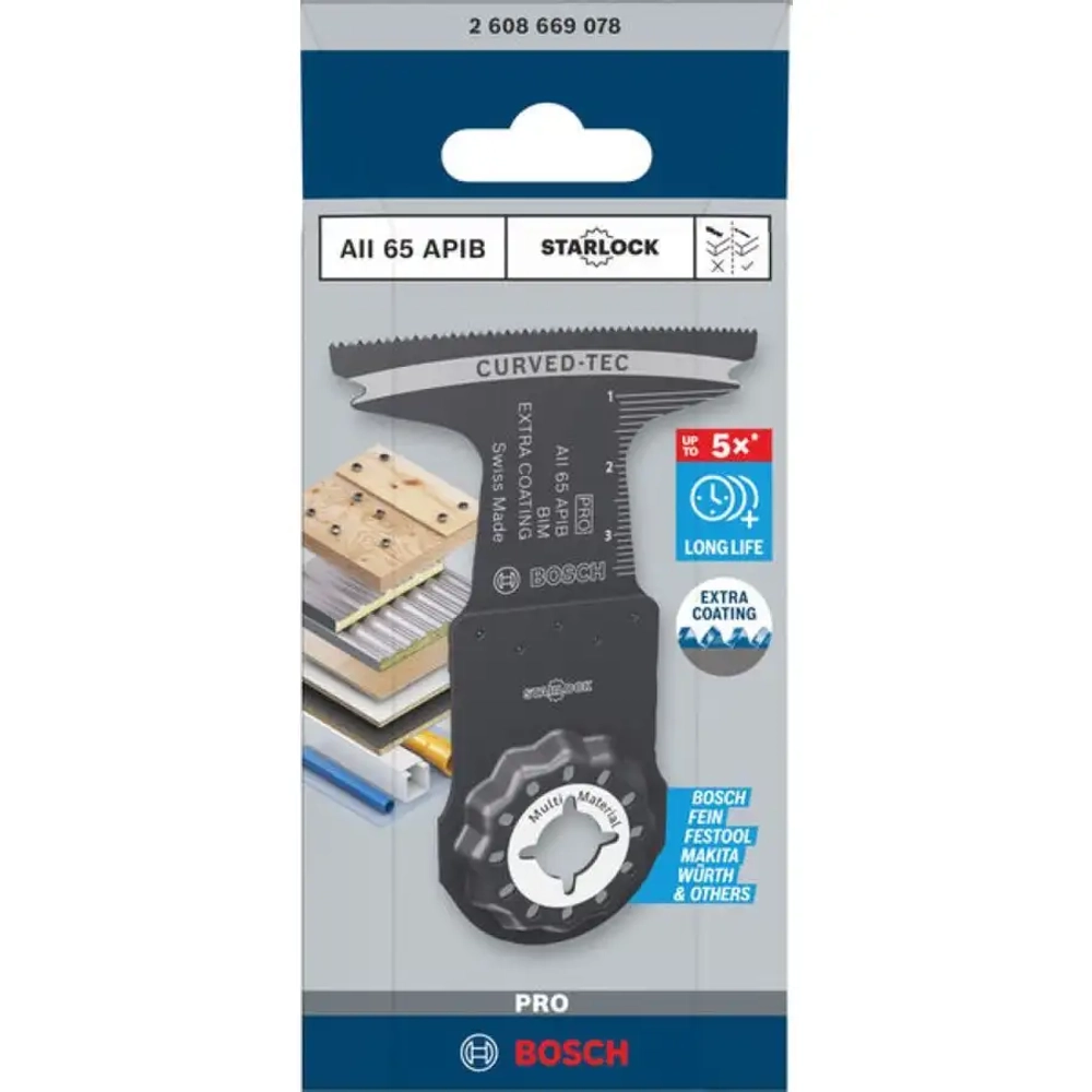 Пильное погружное полотно PRO AII 65 APIB 65х40 мм BOSCH 2608669078