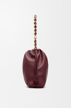 Loewe Большая сумка Flamenco из мягкой кожи ягненка наппа, бургунди