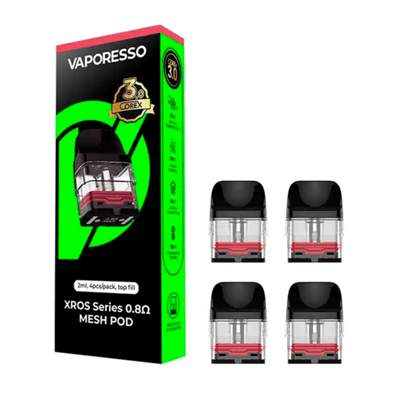 Картридж Vaporesso XROS 2ML 0.8 Ом COREX 3.0 - упаковка 4 шт