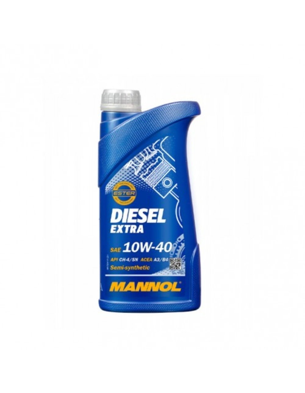 MANNOL 7504 Diesel Extra D HP 10W-40 CH-4/SL Масло моторное, 1л