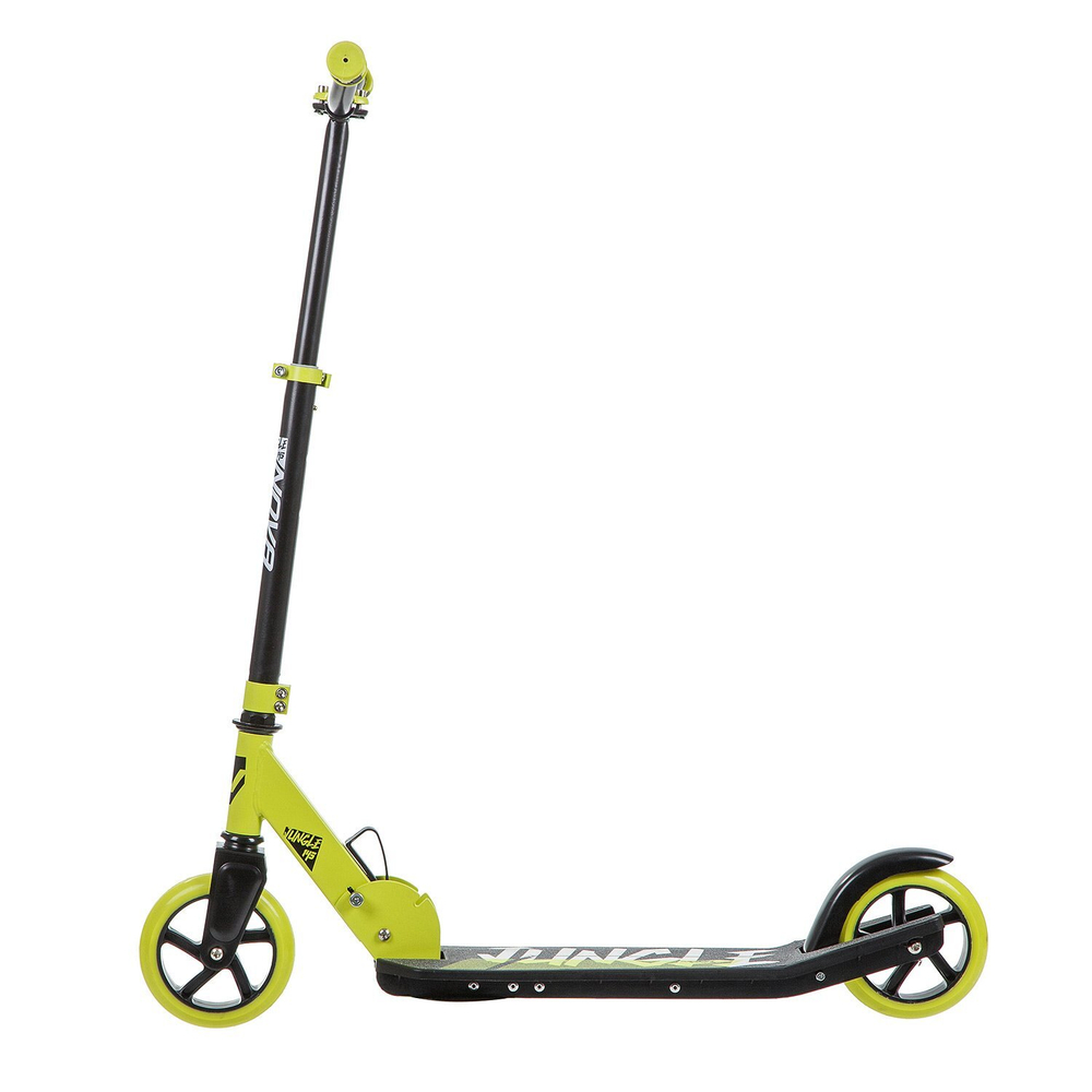 Самокат детский Novatrack Jungle, 145 мм, лимонный