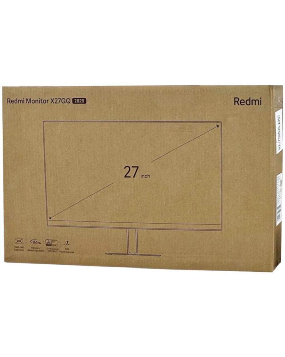 Монитор Xiaomi Redmi Gaming Monitor 27" X27GQ (2025г) 2K/IPS/165Hz (P27QCA-RX) черный