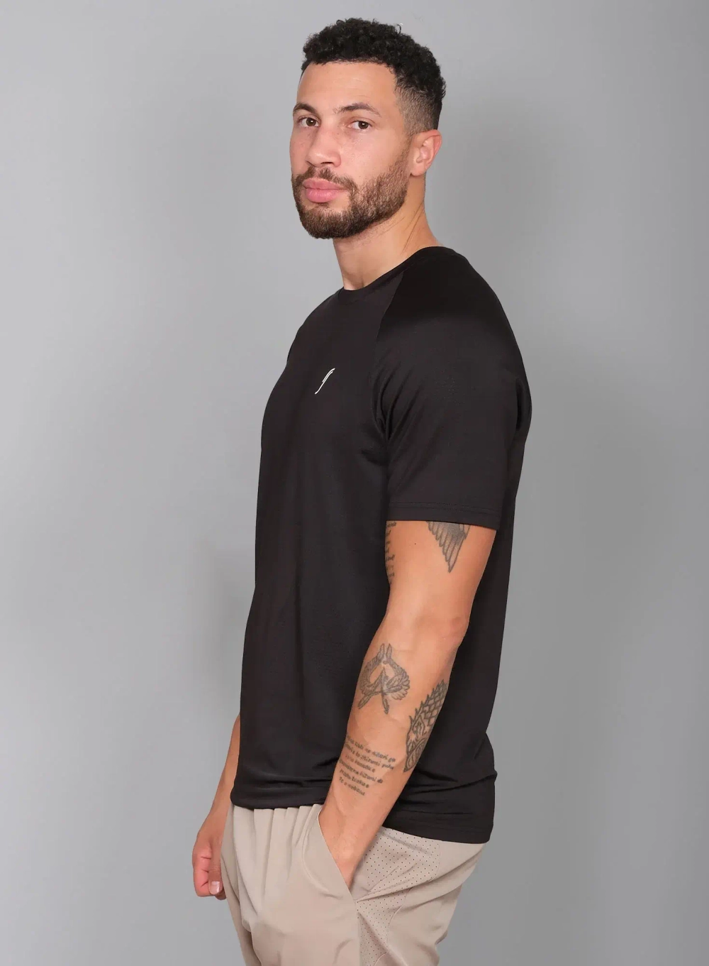 Мужская футболка RS Prime Mesh Tee Black/White (242M010999/000)