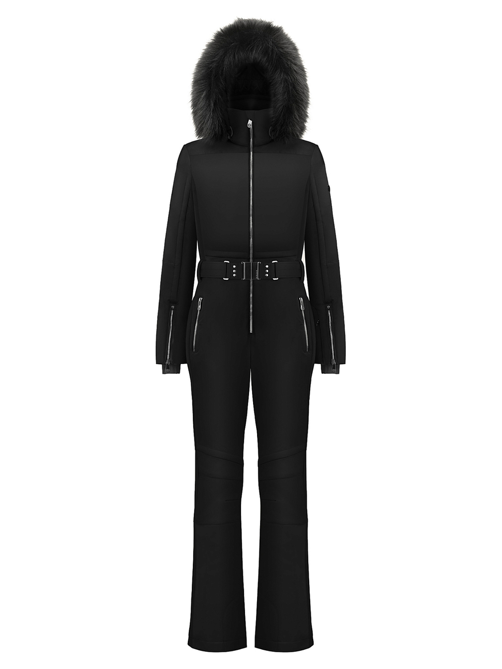 POIVRE BLANC комбинезон женский W24-0831-WO цвет черный, 9000
