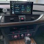 Магнитола для Audi A6/A7 2010-2018 (штатный экран 6.5") - RDL-830114 выезжающий монитор 9" на Android 13, Быстрая, CarPlay, 4G SIM-слот