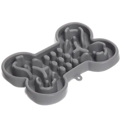 Миска - антистресс для медленного кормления «Мой Бро», цвет серый, 24*17*2,5см (лейбл и пакет)