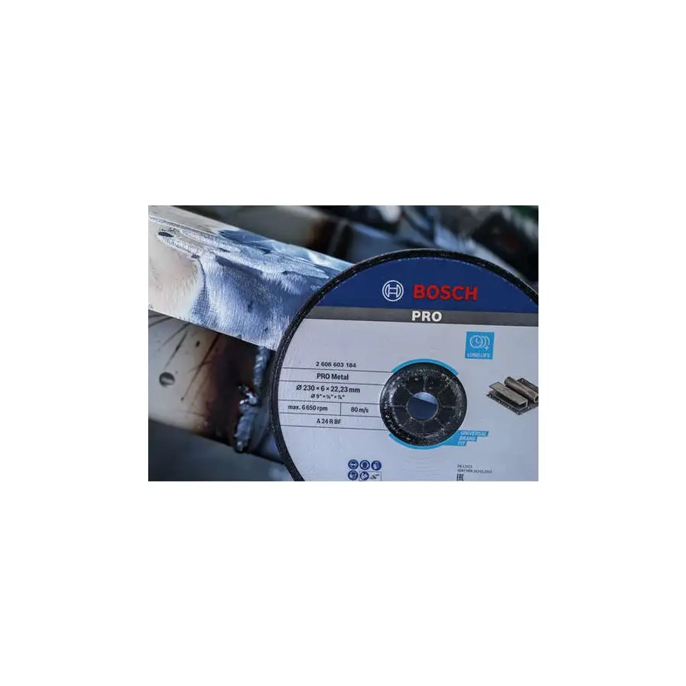 Круг шлифовальный Expert for Metal 180x6 мм BOSCH 2608600315