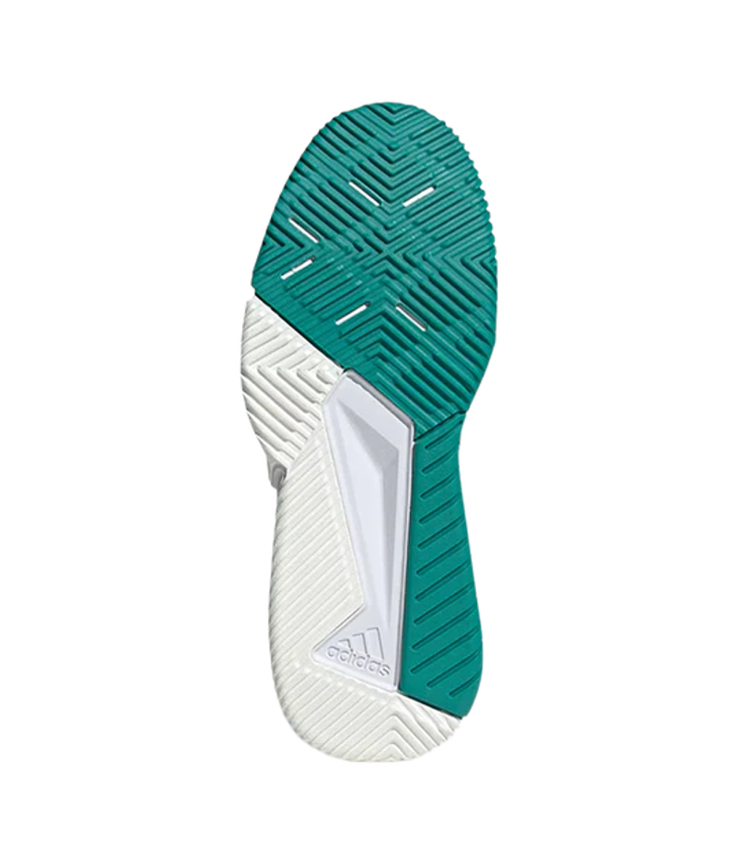 Кроссовки для падел Adidas Courtquick Padel M Белые/Зелёные 2025 | Мужская спортивная обувь