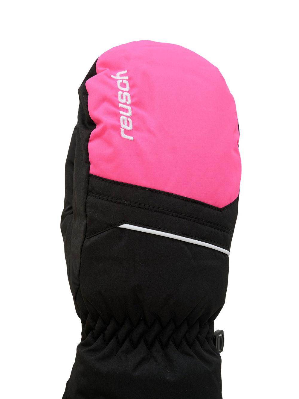 Варежки REUSCH Alan Junior Mitten Black/Pink Glo (inch (дюйм):6,5)