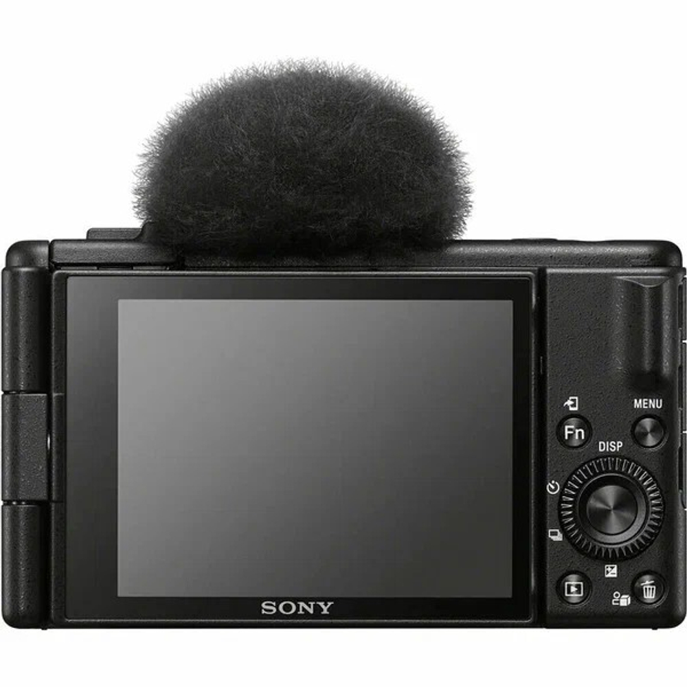 Компактная фотокамера Sony ZV-1F, подходит для ведения видеоблогов, черный