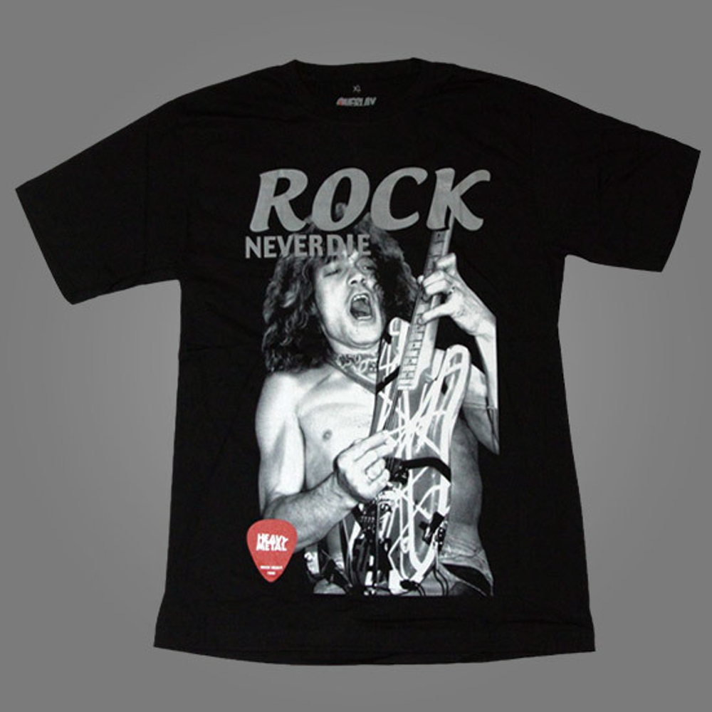 Футболка Edward Van Halen ( Rock Never die ) (321)