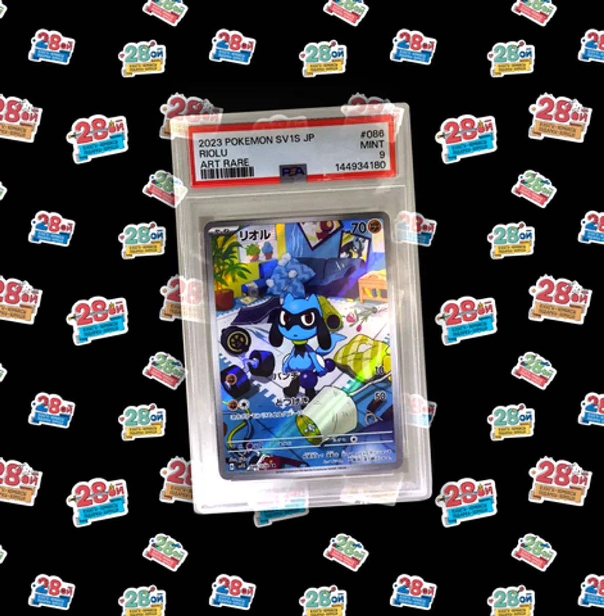 Коллекционная карточка Pokemon (Japan) (PSA 9) Riolu (SV1S-086)
