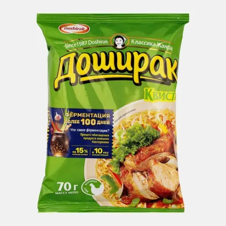 Лапша Доширак Квисти со вкусом курицы 70г