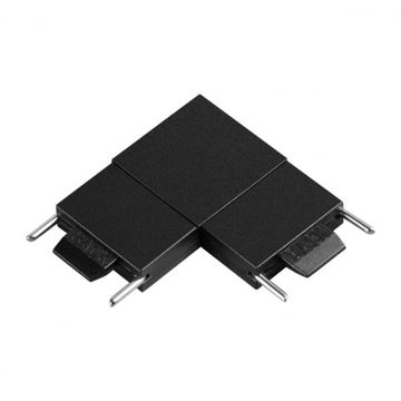 Соединитель с токопроводом "L" для низковольтного шинопровода 24V 135267 чёрный Easy Novotech