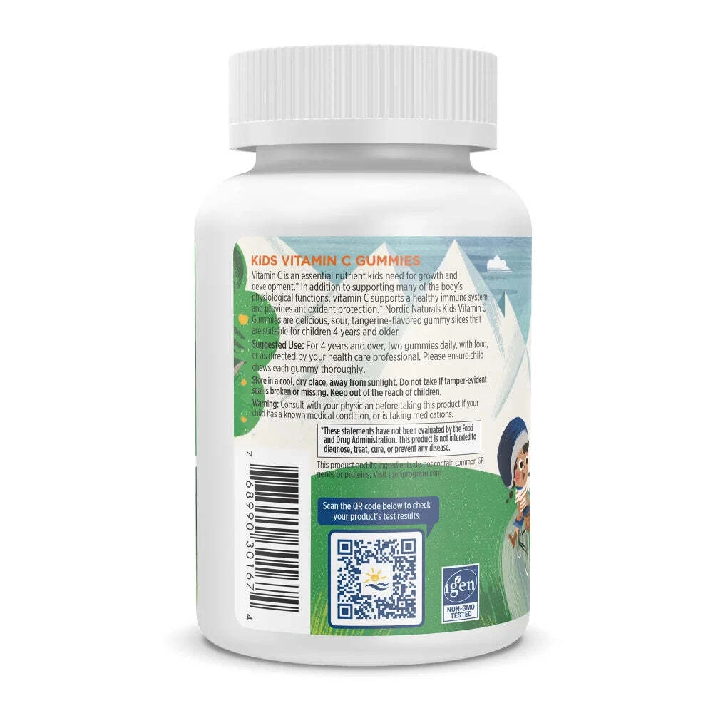Kids Vitamin C 60 жевательных пастилок Nordic Naturals
