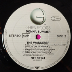 Винтажная виниловая пластинка LP Donna Summer The Wanderer (Germany 1980)