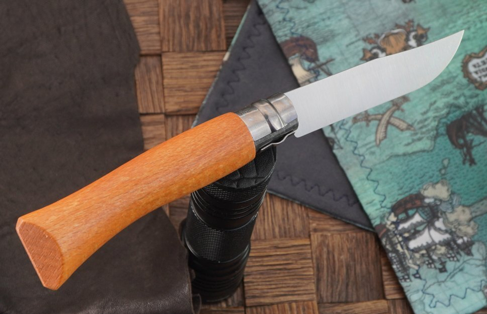 НОЖ OPINEL №7 VRN КЛИНОК 8 СМ УГЛЕРОДИСТАЯ СТАЛЬ. БУК