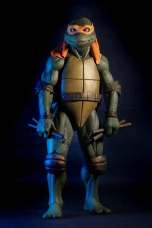 Фигурка NECA Teenage Mutant Ninja Turtles - 1990 Movie Michelangelo Giant Size 1:4 - 45 см
