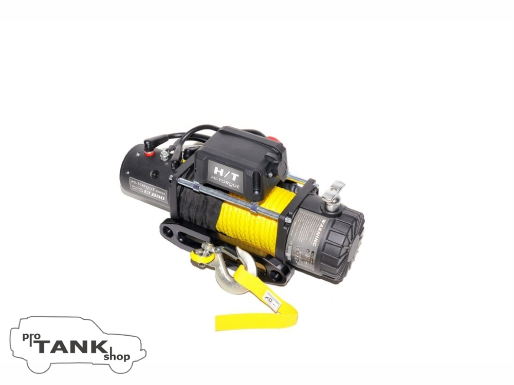 Лебедка электрическая HT12000 12В с синтетическим тросом