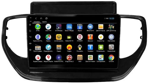 Магнитола для Hyundai Solaris 2 2020-2022 (штатная навигация) - Parafar PF767XHD на Android 13, CarPlay, 4G SIM-слот