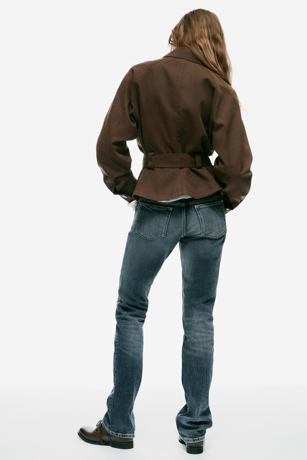 УКОРОЧЕННЫЙ ДВУБОРТНЫЙ ТРЕНЧ — ZARA