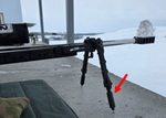 Удлинители опорных ног у сошек (KAMGUN) (пара)