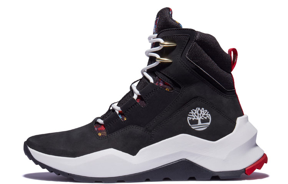 Timberland Madbury Side Zip Sneaker Boots "Black Nubuck" Women"s