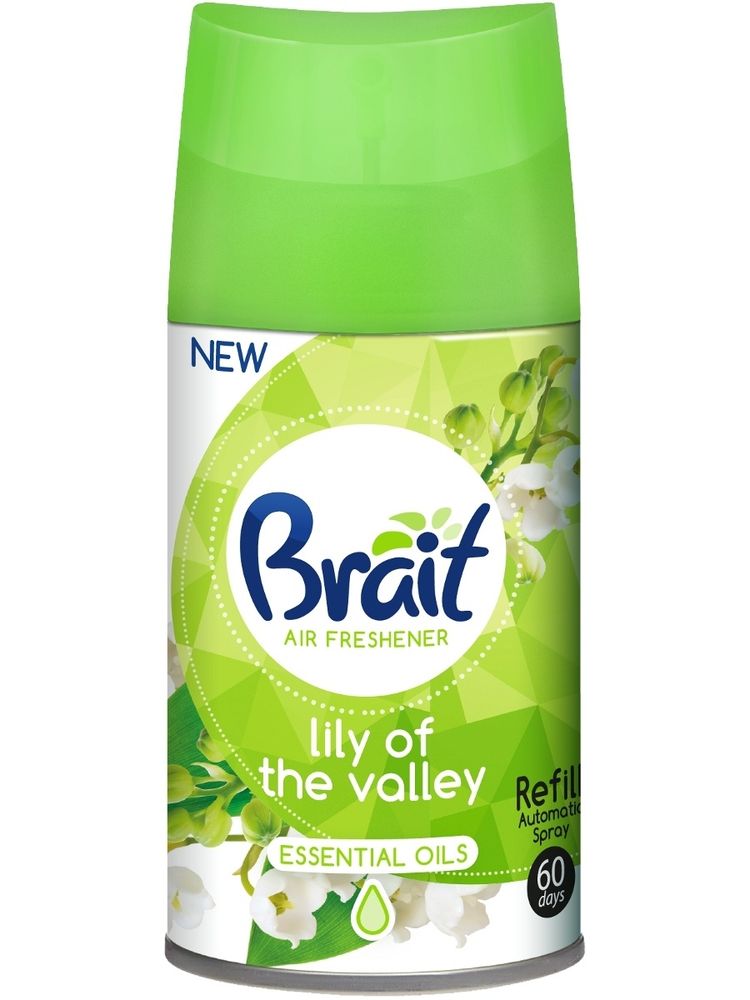 ОСВЕЖИТЕЛЬ ВОЗДУХА BRAIT LILY-VALLEY 300МЛ 2391