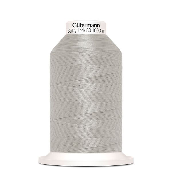 Нить текстурированная Gutermann Bulky-Lock 80 (1000 метров), 5 кат. | 038 св.серый