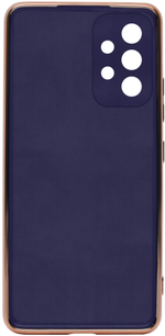 Стильный глянцевый чехол для SAMSUNG GALAXY A32 4G (не 5G!) с кольцом-подставкой и бархатной подкладкой