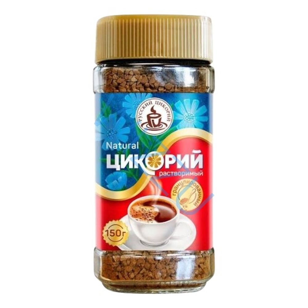 Цикорий ростворимый гранул. "Русский цикорий" ст. банка 150 гр