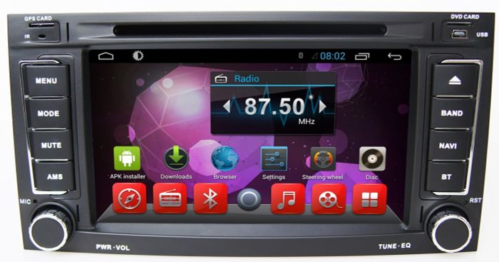 Магнитола для Volkswagen Touareg 2002-2010, Multivan 2003-2015 - Kuberg KR-7094-S10 Android 10, Быстрая, SIM-слот