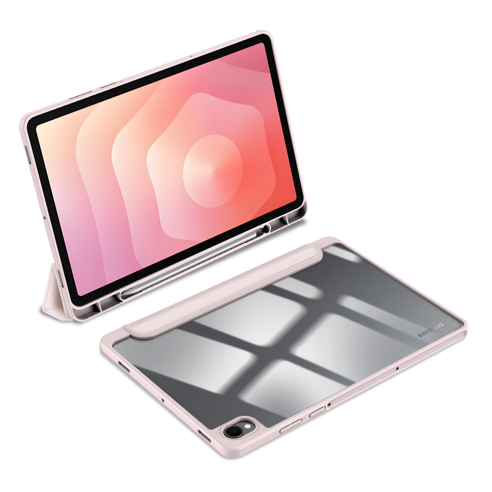 Чехол книжка розового цвета для планшета Samsung Galaxy Tab S11, серия Toby Series Case от Dux Ducis