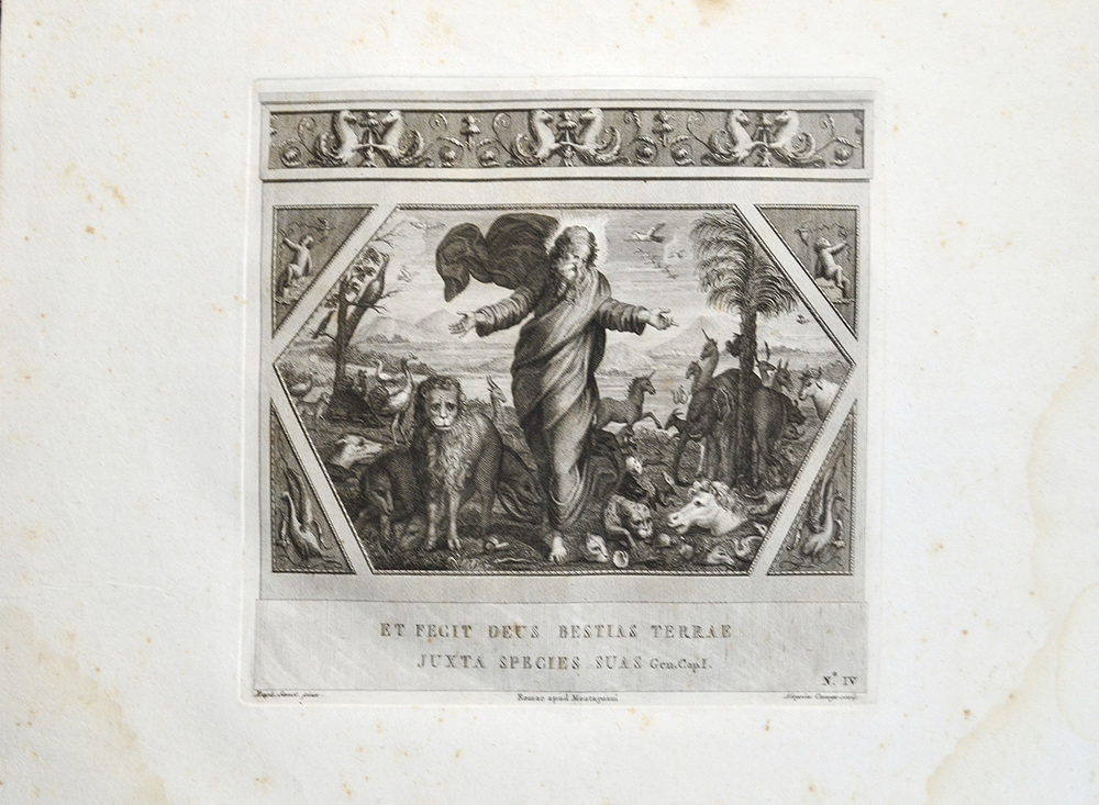 Библия Рафаэля Санти. Гравюры. 1790