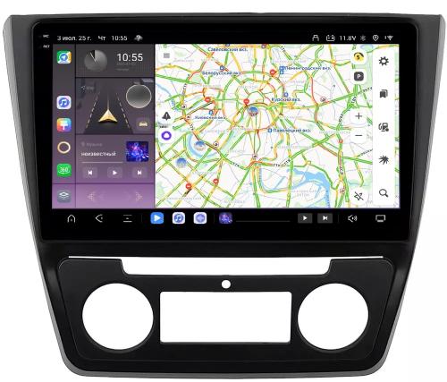 Магнитола для Skoda Yeti 2009-2018 (климат) - Kuberg OL-1919 QLed+2K, Android 13, Быстрейшая, CarPlay, 4G SIM-слот