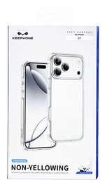 Накладка для i-Phone 17 Keephone Non-Yellowing прозрачный