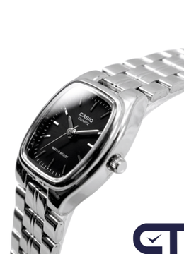 Casio LTP-1169D-1A — женские классические часы с чёрным циферблатом