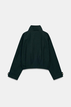 ZARA БОМБЕР В КЛЕТКУ, ХАКИ