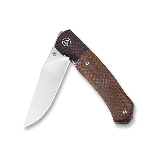 Складной нож QSP QS137-B Gannet c клинком из стали 154CM, рукоять карбон / микарта