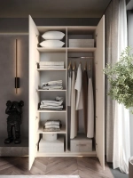 Шкаф распашной Lorena 3, кашемир, 80 см