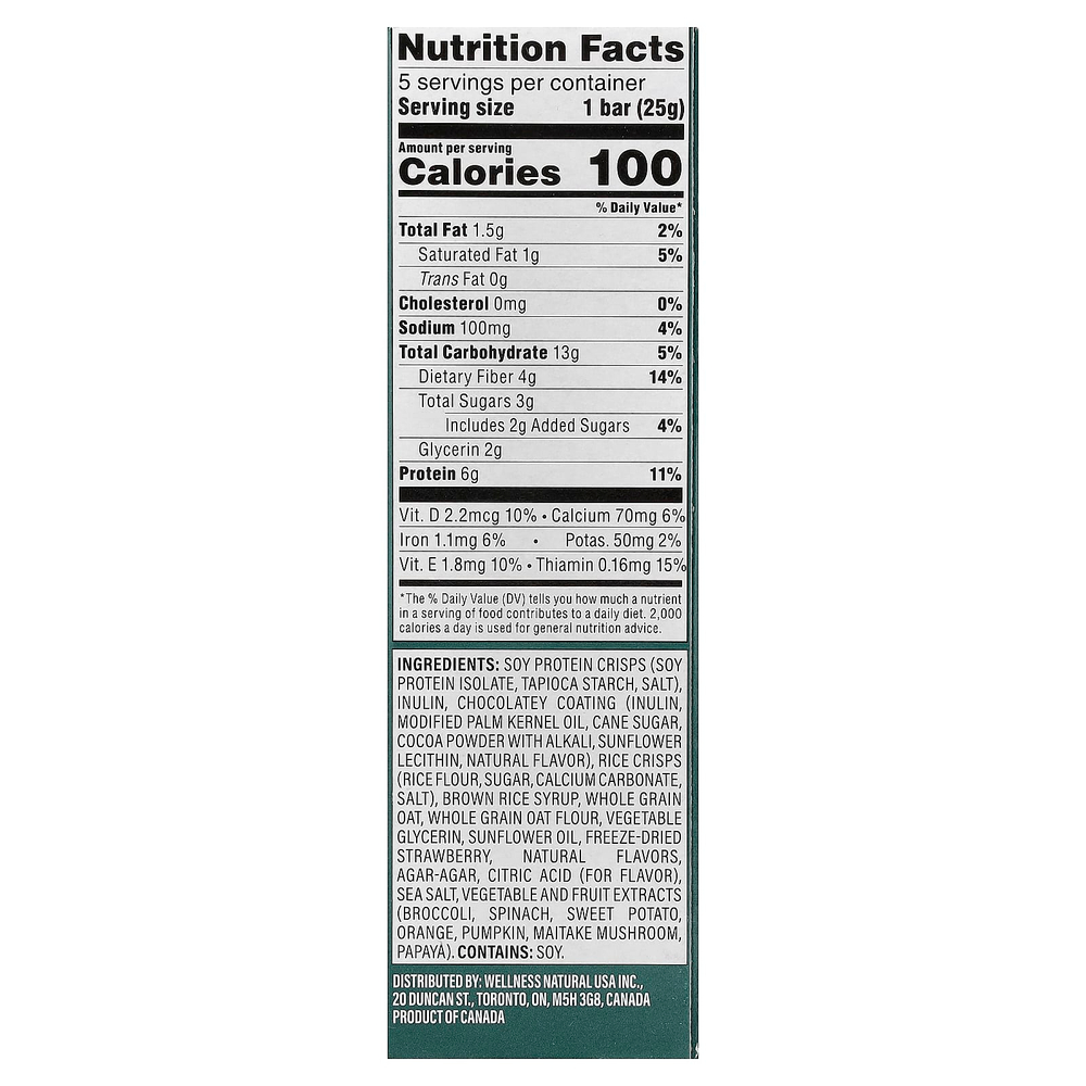 Simply Protein, батончики-снеки, батончики с шоколадом, 5 шт. по 25 г (0,88 унции)